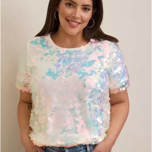 torrid Tops - 🆕 🍭 IRIDESCENT SEQUIN TOP 🍭🆕